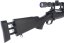 M24 Socom fekete, kétlábú állvány, távcső, Snow Wolf, SW-04 ++