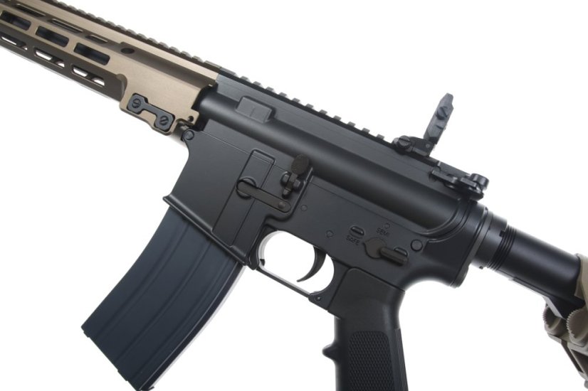 CGS M4, MK16 9.5 Inch URG-I, GBBR, Black/FDE Two Tone, Cyma CGS, CGS.003-9.5
