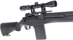 M14, black, bipod, scope, AGM, MP008