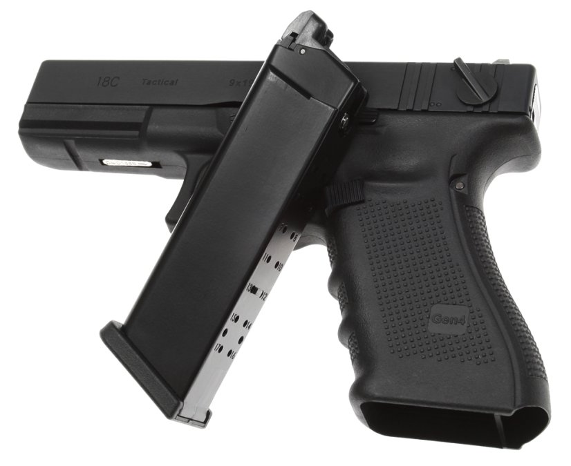 Glock 18C, cadre 4e génération, noir, GBB, WE
