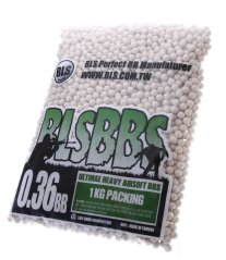 Airsoft BB-k, 0,36 g, 6 mm, fehér, 2800 db, BLS