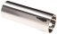 Polished stainless steel cylinder M4, smooth, V notch, SHS