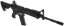 CAA M4 Carbine, ABS, black, King Arms