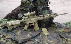 Camo egyedi KAC SR-15, 150 m/s, AirsoftGuns, E&C