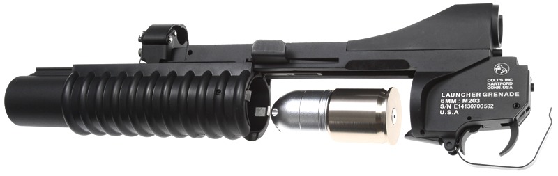 Universal M203 gránátvető, rövid, gránáttal, Cybergun