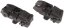 Folding sight, MBUS, black, SHS