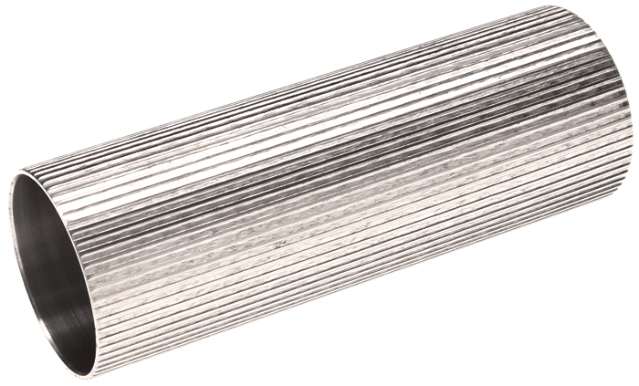 Polished stainless steel cylinder M16, grooved, SHS