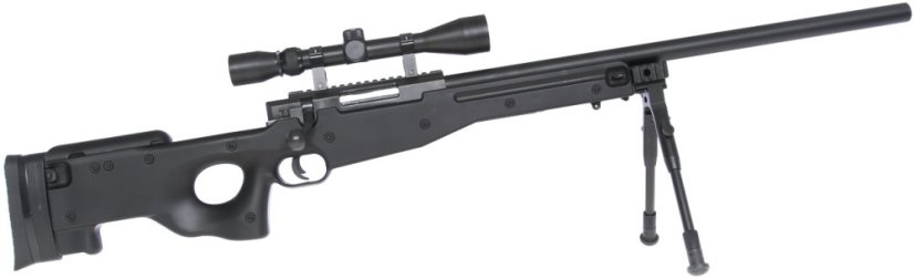 L96A1, black, bipod, scope, Upgrade version, Well, MB01C