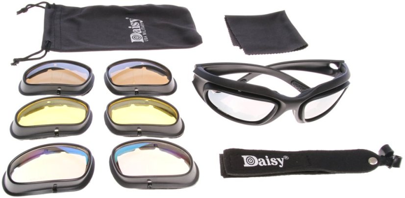 Glasses, Daisy C5, set, Daisy