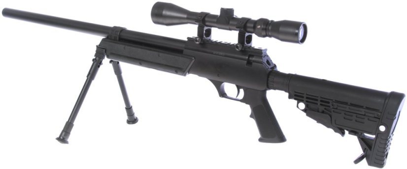 SR-13D, black, bipod, scope, Upgrade version, Well, MB13D