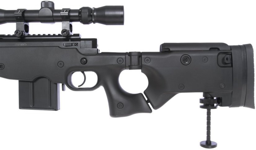 L96 AWS3, black, bipod, scope, Upgrade version, Well, MB4403D
