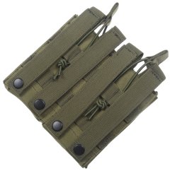 Magazintasche 4x M4/AK, Molle, OD, ACM