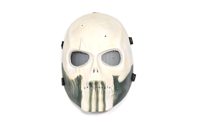 Protective mask, SKULL, large, bright, ACM
