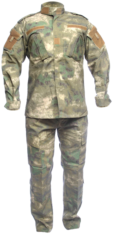 Complete US ACU uniform, A-TACS FG, M, ACM