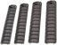 Rails cover set, KAC, 4pcs, D-Boys