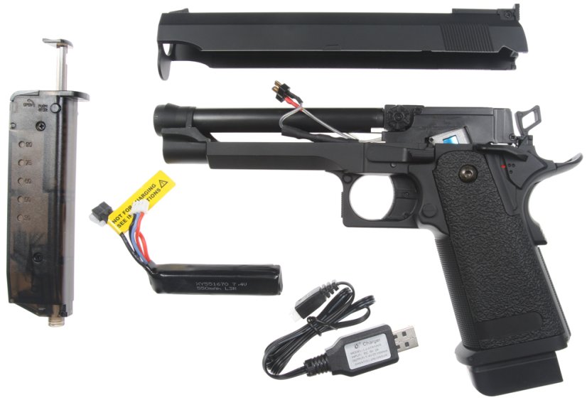 HI-CAPA 5.1 AEP, mosfet, fekete, Cyma, CM.128S