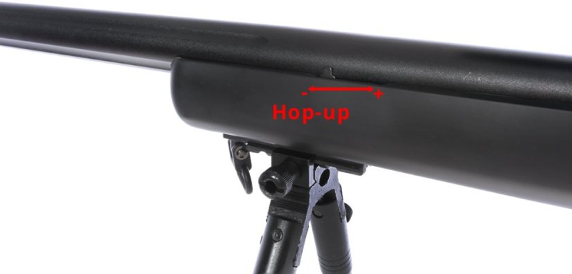 VSR-07D, black, bipod, scope, Upgrade version, Well, MB07D