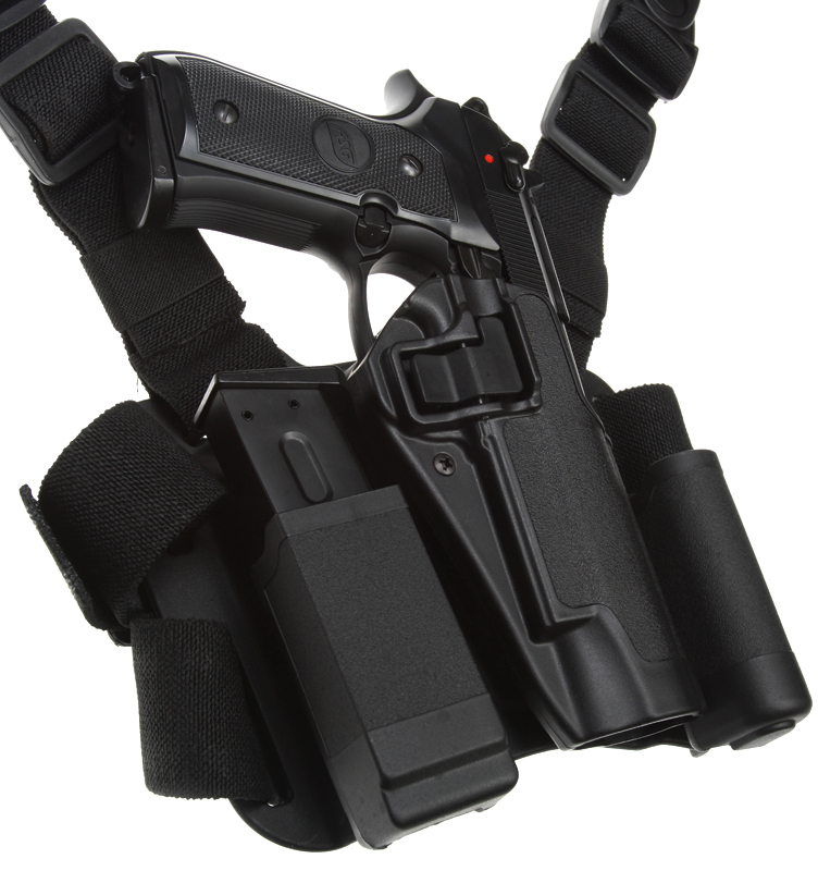 Étui tactique, Beretta M92 CQC lite, noir, Blackhawk