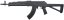 AKM Magpul PTS Zhukov, long, solid stock, nylon, Black, Cyma Sport, CM.680A