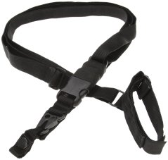 Taktikai heveder, hárompontos, puha, M16, fekete, Classic Army