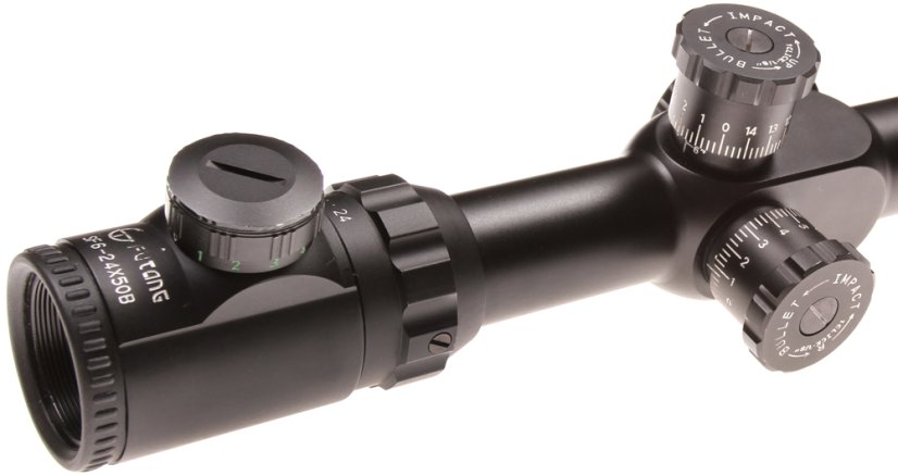 Riflescope with spirit level, SF 6-24x50B, Futang