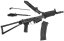 AK74UN, noir, GBB, WE