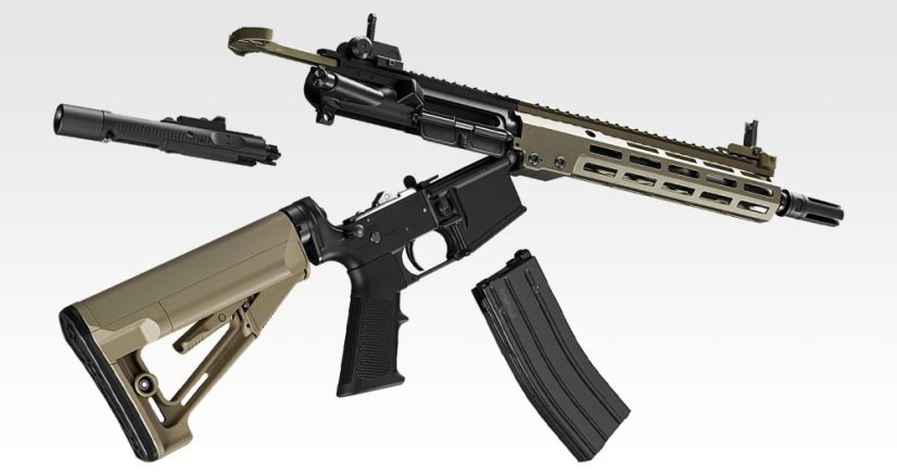 URG-I 11,5 inch, SOPMOD Block 3, barna, GBB, Tokyo Marui