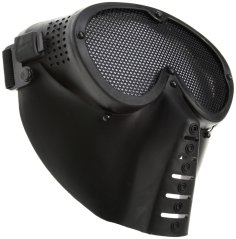 Védőmaszk, hálóval, kicsi, mod.O, fekete, ACM