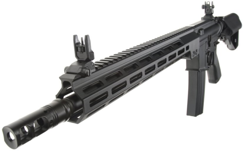 KAC SR16, MK16 M-LOK 14.5 Inch, Ambidextrous, tracer chamber, Black, Cyma Platinum, CM.006R-14.5
