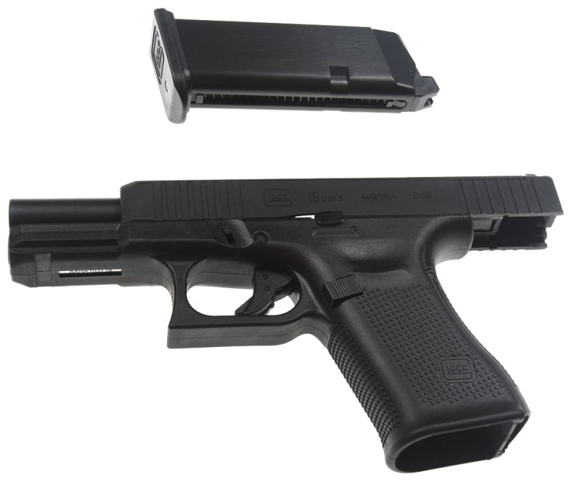 Glock 19 Gen 5 FS MOS, Black, GBB, Umarex