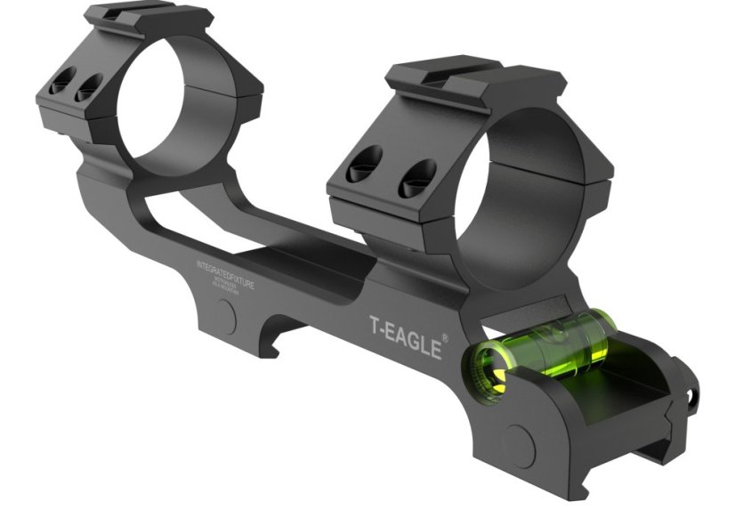 Base de montage Y035, 25/30 mm, niveau à bulle, noir, T-Eagle