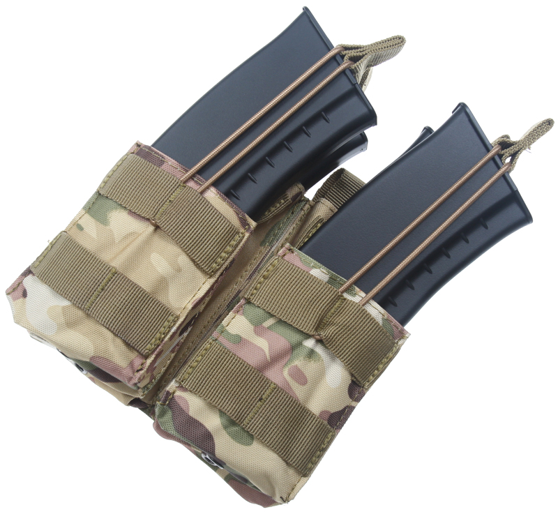 Magazine pouch 4x M4/AK, Molle, multicam, ACM