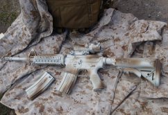 Camo egyedi M4 SOPMOD, 160 m/s, AirsoftGuns, CM.007