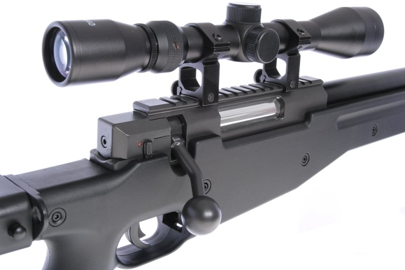 L96-08D, black, bipod, scope, Upgrade version, Well, MB08D