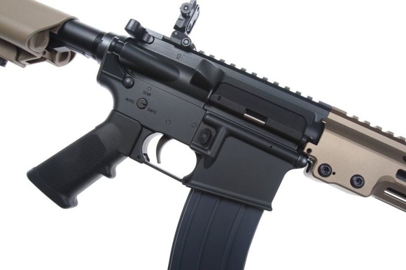 CGS M4, MK16 13.5 Inch URG-I, GBBR, Black/FDE Two Tone, Cyma CGS, CGS.003-13.5