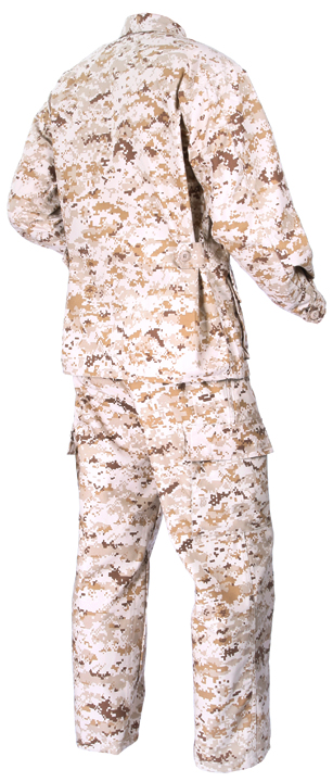 Complete US BDU uniform, digital desert, S, ACM