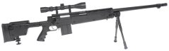 L96 AWS7 RIS, fekete, kétlábú állvány, távcső, frissített változat, Well, MB4407D