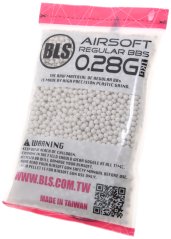 Airsoft BBs, 0.28g, 6mm, 3500rd, BLS