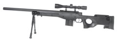 L96 AWS, black, bipod, scope, Upgrade version, Well, MB4401D
