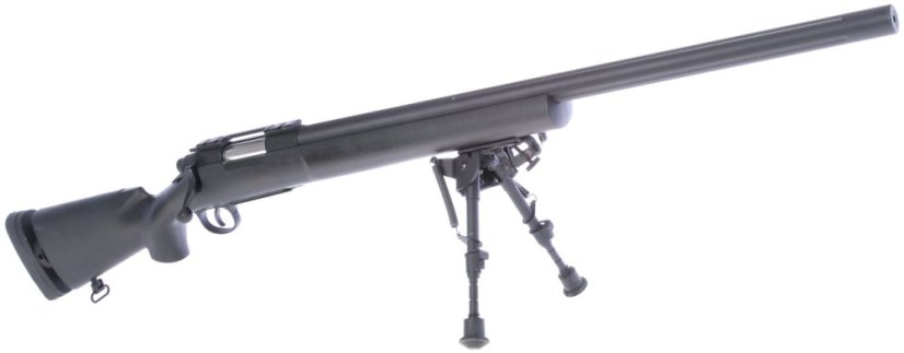 M24 Socom fekete, katonai, kétlábú állvány, KH, KH002B