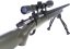 M24 Socom OD, kétlábú állvány, távcső, Snow Wolf, SW-04G ++