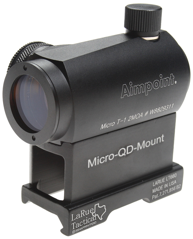 Red dot nišan, Aimpoint Micro T-1, visoki QD nosač, ACM