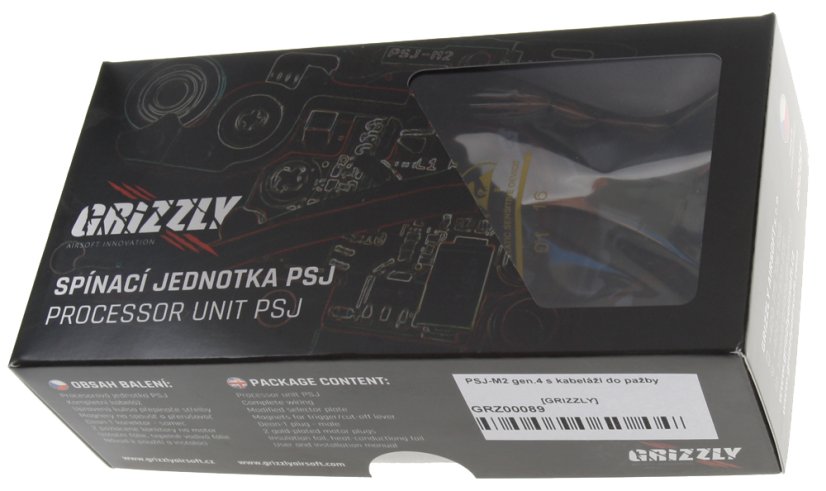 Processzor egység, PSJ-M2 gen.4, hátsó vezeték, GRIZZLY