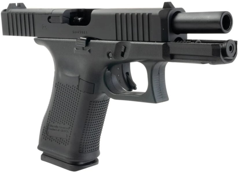 Glock 19 Gen 5 FS MOS, steel CNC slide, Black, GBB, Umarex