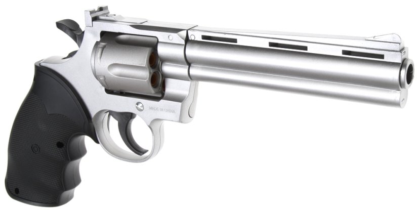 Colt Python .357 Magnum, 6 inch, ezüst, Galaxy, A&K, G.36S