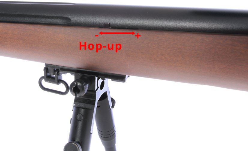 VSR-09D, real wood, bipod, scope, Upgrade version, Well, MB09D