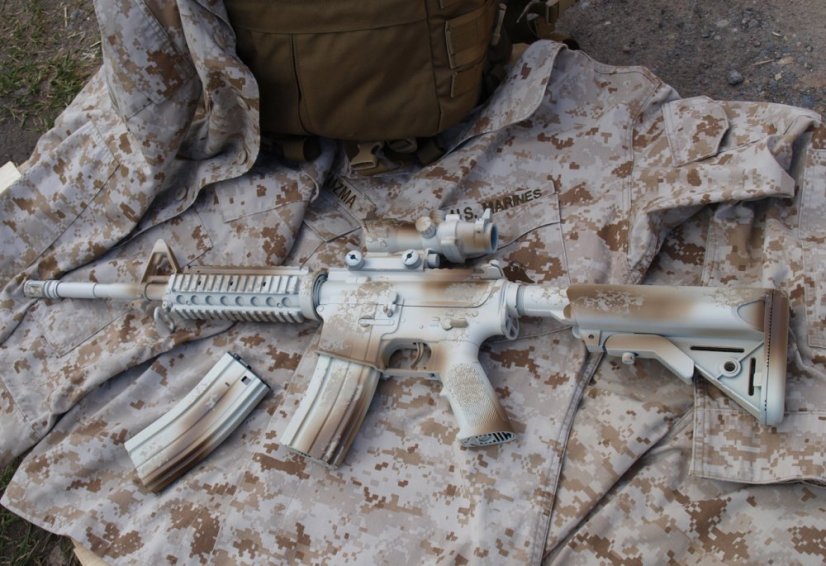 Camo egyedi M4 SOPMOD, 160 m/s, AirsoftGuns, CM.007