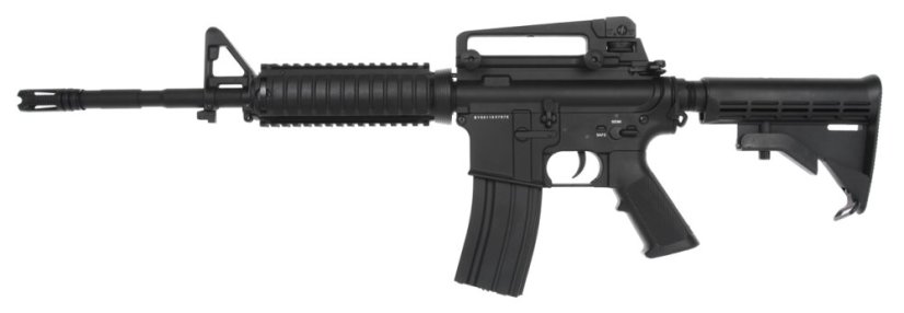 Power Custom M4A1 RIS, akkumulátor csőben, 160 m/s, AirsoftGuns, BY-051, BI-5181M