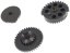 Set of gears, flat teeth, torque, Systema