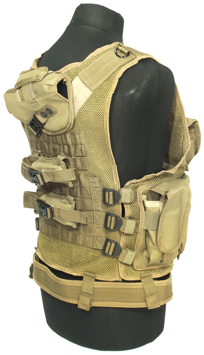 Universal tactical vest, TAN, ACM